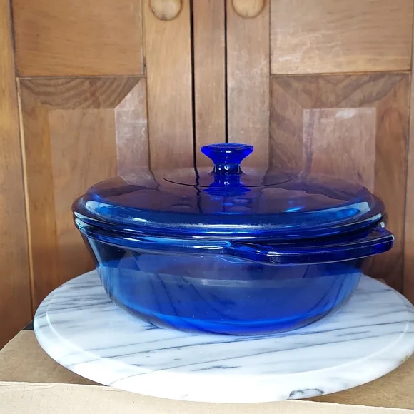 Cobalt Blue Casserole Dish - Picture 10 of 17